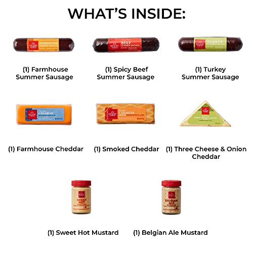 Hickory Farms Meat &Amp; Cheese Variety Small Gift Box | Gourmet Foo