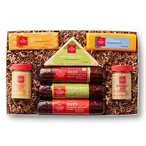 Hickory Farms Meat &Amp; Cheese Variety Small Gift Box | Gourmet Foo