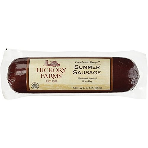 Hickory Farms Summer Sausage Hardwood Smoked Single Pack
