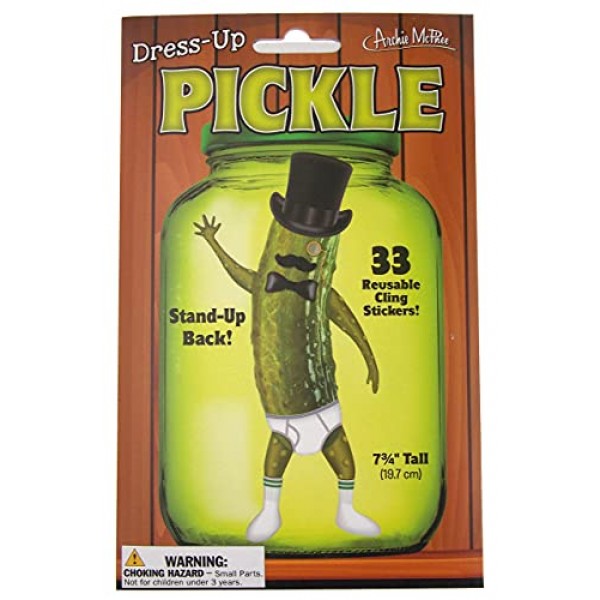 Novelty Pickle Bundle - Bendy Sour Pickle, Dress Up Pickle, Pick