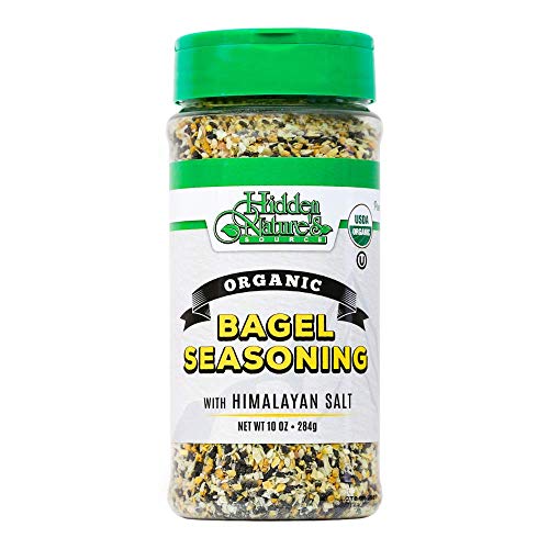 Organic Everything Bagel Seasoning Blend: Himalayan Sea Salt Ses