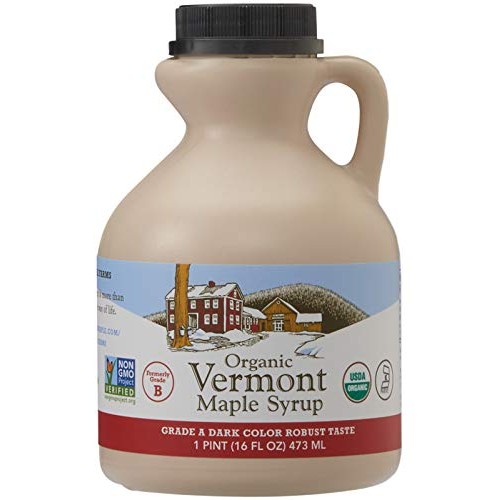 Hidden Springs Maple Organic Vermont Maple Syrup, Grade A Dark R