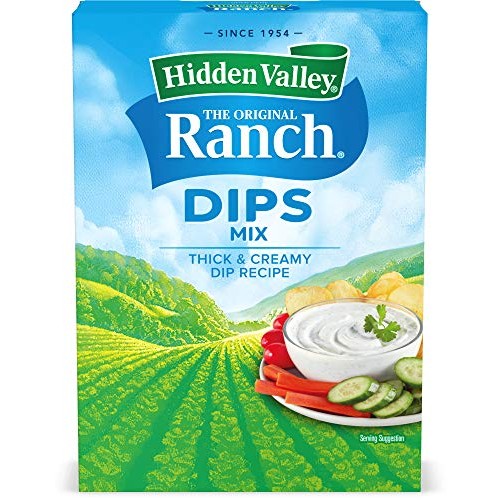 Hidden Valley Original Ranch Dips Mix, Gluten Free, Keto-Friendl
