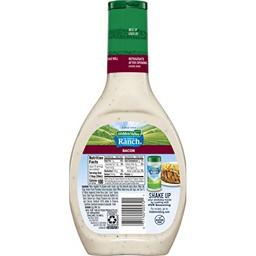 Hidden Valley Bacon Ranch Salad Dressing &Amp; Topping, Gluten Free