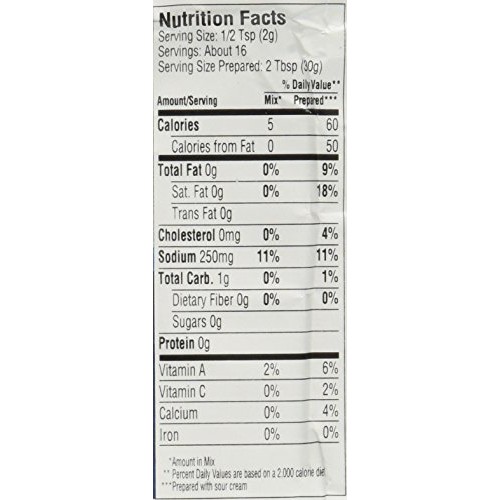 Hidden Valley Dips Mix, Fiesta Ranch, 1.1 Ounce Pack of 6