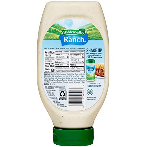 Hidden Valley Easy Squeeze Original Ranch Salad Dressing &Amp; Toppi