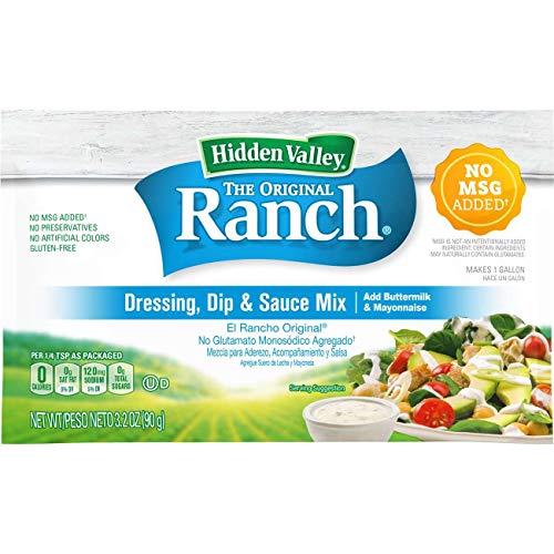 Hidden Valley, Original Buttermilk Ranch, No Msg, Gluten-Free, D
