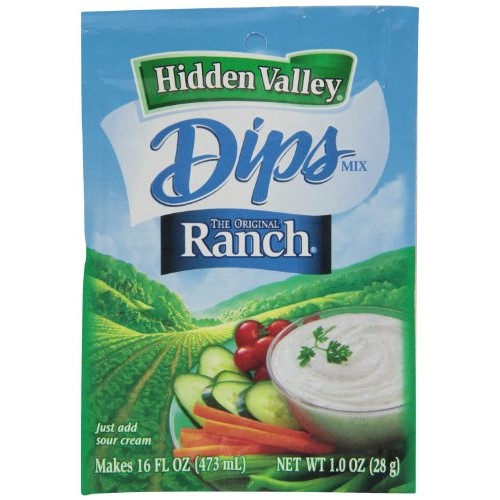 Hidden Valley The Original Ranch Dip Mix, 1 Ounce Packet Pack O