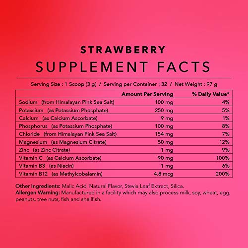 Hidratespark Wave Electrolyte Powder Water Supplement, Sugar-Fre