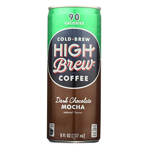 High Brew Coffee Dark Chocolate Mocha Coffee, 8 Fluid Ounce - 12