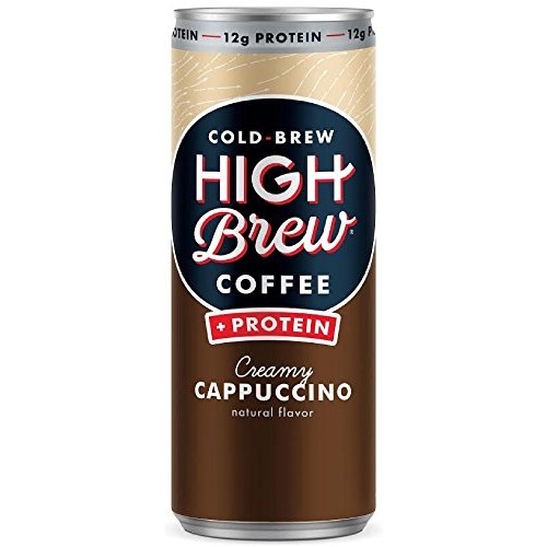 High Brew Coffee - Creamy Cappuccino + Protein - 8 Fl. Oz. Pac