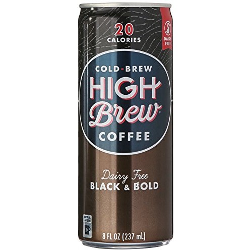 High Brew Coffee, Cold Brew, Dairy Free Black &Amp; Bold, 8 Fl Oz