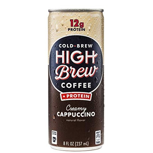 High Brew Cold Brew Coffee Creamy Cappuccino Plus Protein 8 Fl O