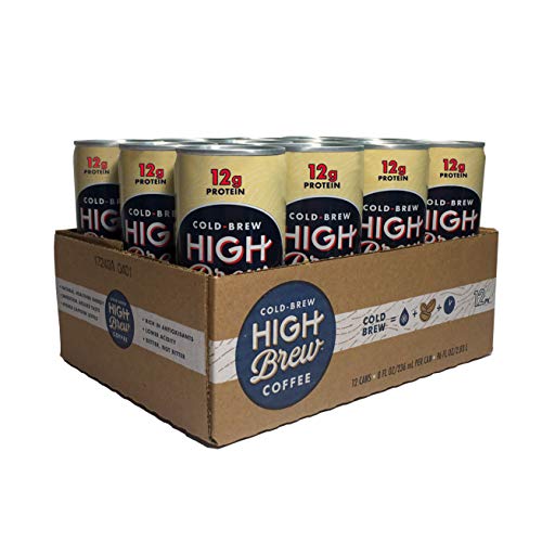 High Brew Cold Brew Coffee Creamy Cappuccino Plus Protein 8 Fl O