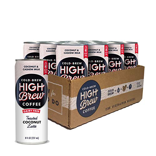High Brew Coffee High Brew Cold Brew Coffee Toasted Coconut Latt...