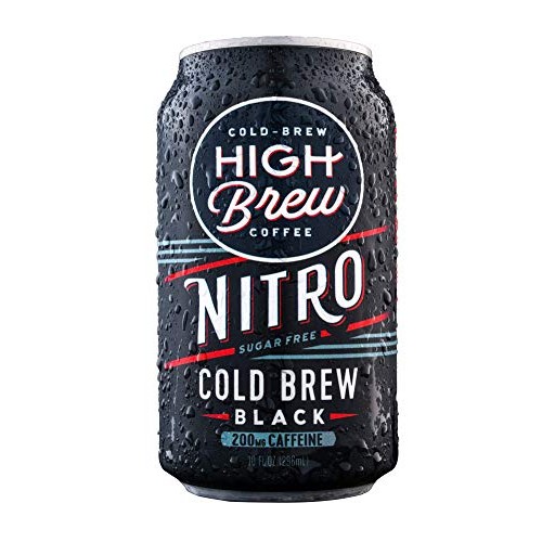 High Brew Coffee Nitro Cold Brew, 10 Ounce Cans, 12 Count