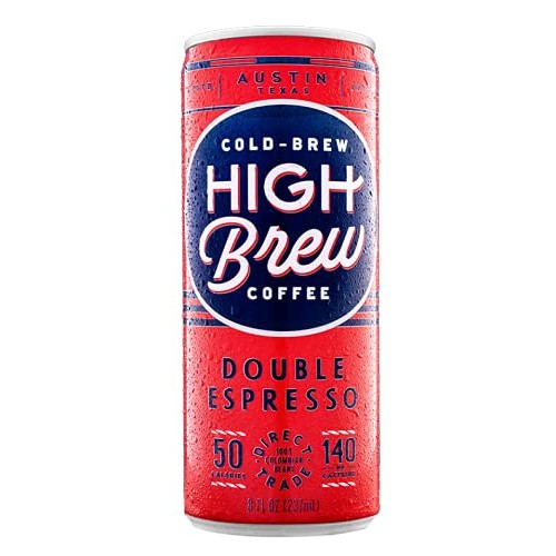 High Brew Coffee Double Espresso Can, 8 Fl Oz, Pack Of 12 High Brew Coffee Double Espresso Can, 8 Fl Oz, Pack Of 12