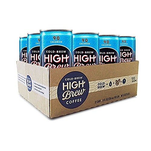 High Brew Cold Brew Coffee, Mexican Vanilla, 8 Fl Oz Can, Pack O