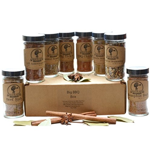 Bbq Rub And Spices Gift Set Of 8 ~ Gift Set By High Plains Spice