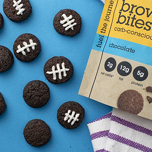 Highkey Snacks Keto Low Carb Food Chocolate Brownie Cookie Bites