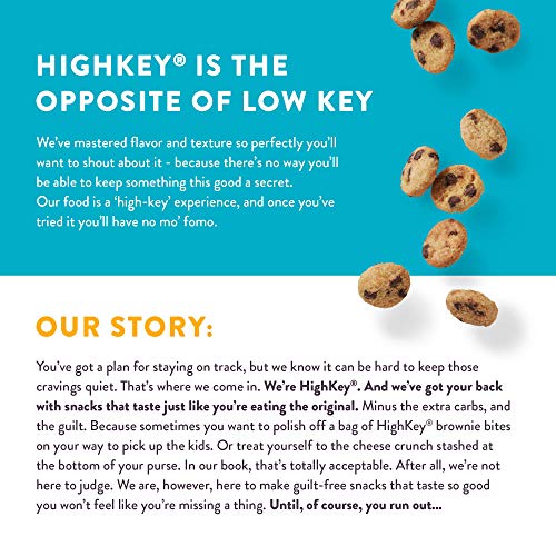 Highkey Snacks Keto Low Carb Food Chocolate Brownie Cookie Bites