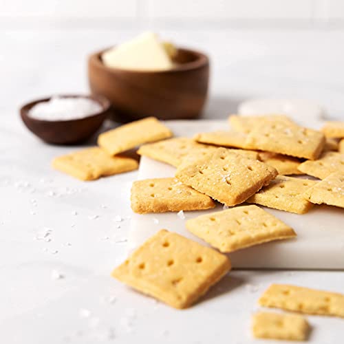 Highkey Almond Flour Crackers - Sea Salt Gluten Free Cracker, Lo