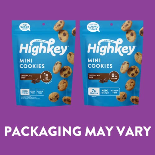 Highkey Gluten Free Cookies Chocolate Chip - Keto Snack Sugar Fr