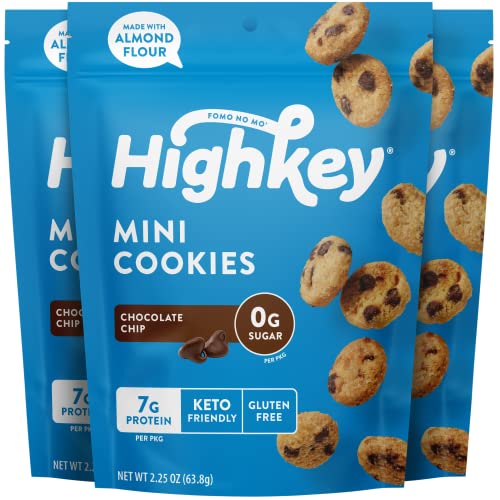 Highkey Gluten Free Cookies Chocolate Chip - Keto Snack Sugar Fr