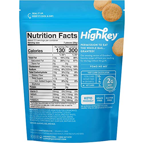 Highkey Keto Cookies - Low Carb Dessert, Grain &Amp; Gluten Free Des