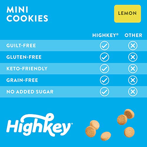 Highkey Keto Cookies - Low Carb Snacks - No Sugar Added Snack -