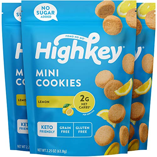 Highkey Keto Cookies - Low Carb Snacks - No Sugar Added Snack -