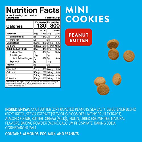 Highkey Snacks Keto Low Carb Protein Cookie Desserts - No Sugar