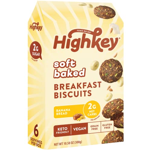 Highkey Keto Snacks Breakfast Bars Cookies - Low Carb Vegan Gran