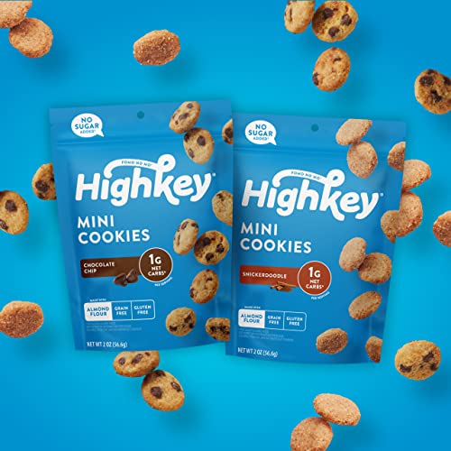HighKey Sugar Free Cookies Variety 2-Pack - Keto Snack Pack Zero...