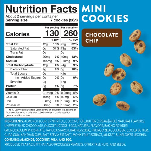 HighKey Sugar Free Cookies Variety 2-Pack - Keto Snack Pack Zero...