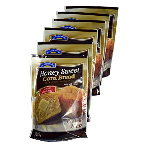 Hill Country Fare Honey Sweet Corn Bread Mix 6 Oz Pack Of 6