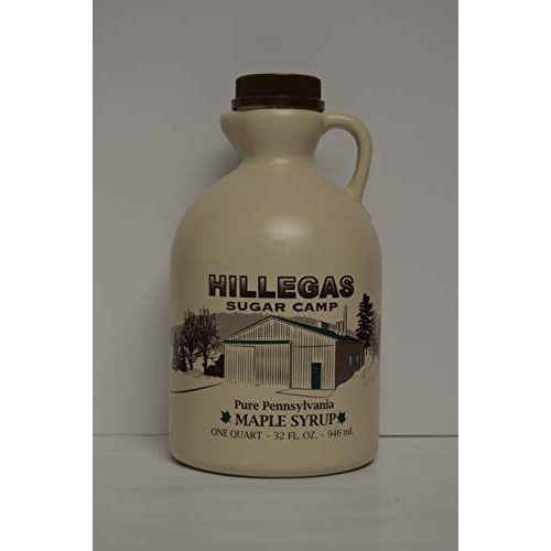 Hillegas Sugar Camp, Pure Pennsylvania Maple Syrup, 1 Quart32 F