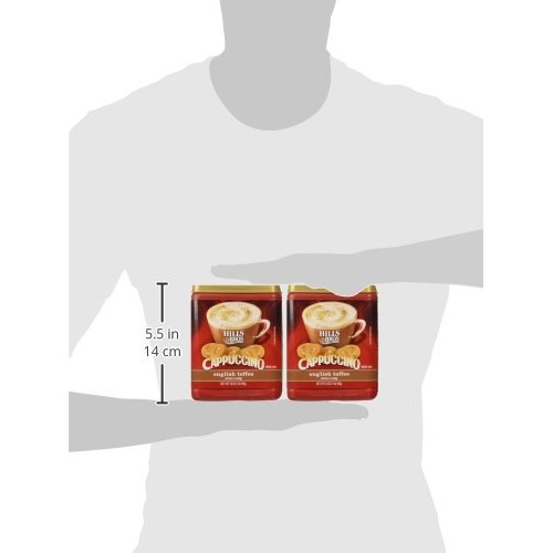 Hills Bros., Cappuccino, English Toffee Drink Mix, 16Oz Containe