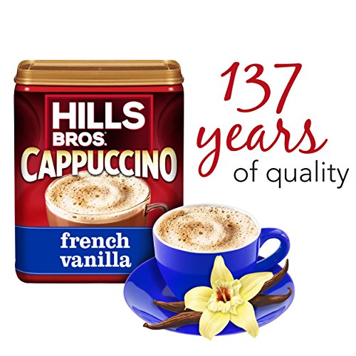 Hills Bros Cappuccino, French Vanilla, 16 Ounce Pack Of 6