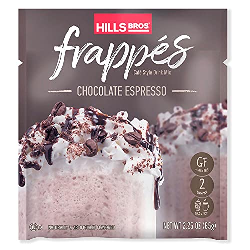 Hills Bros. Frappés, Chocolate Espresso Drink Mix, Gluten Free, ...