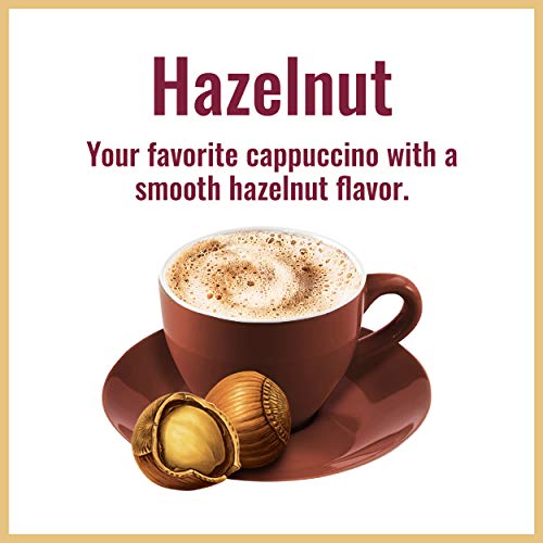 Hills Bros Instant Cappuccino Mix, Hazelnut Cappuccino Mix – Eas