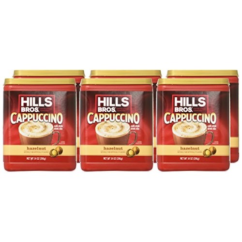 Hills Bros Instant Cappuccino Mix, Hazelnut Cappuccino Mix – Eas