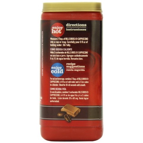 Hills Bros. Instant Cappuccino Mix, Sugar-Free Double Mocha Capp