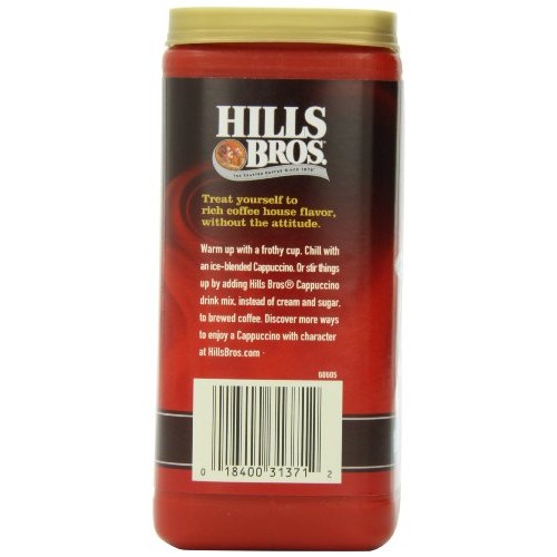 Hills Bros. Instant Cappuccino Mix, Sugar-Free Double Mocha Capp