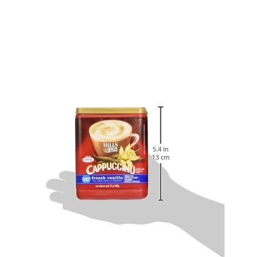 Hills Bros. Instant Cappuccino Mix, Sugar-Free French Vanilla Ca