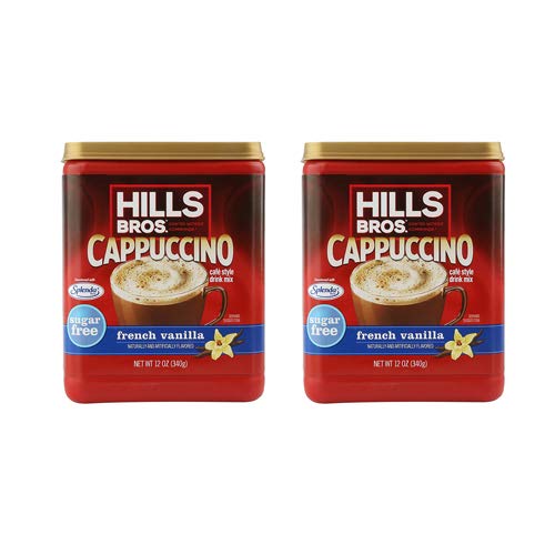 Hills Bros. Instant Cappuccino Mix, Sugar-Free French Vanilla Ca