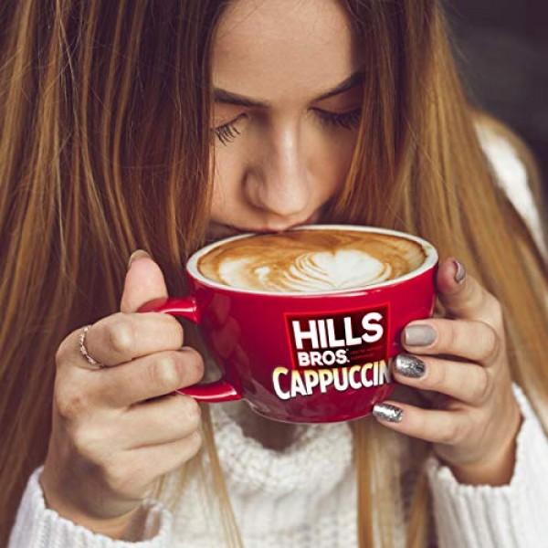 Hills Bros. Instant Cappuccino Mix, White Chocolate Caramel Capp