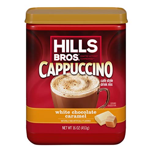 Hills Bros. Instant Cappuccino Mix, White Chocolate Caramel Capp