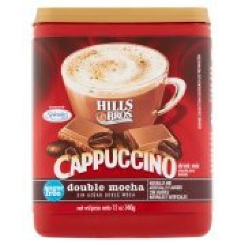 Hills Bros Sugar Free Double Mocha Cappuccino Beverage Mix, 12 O
