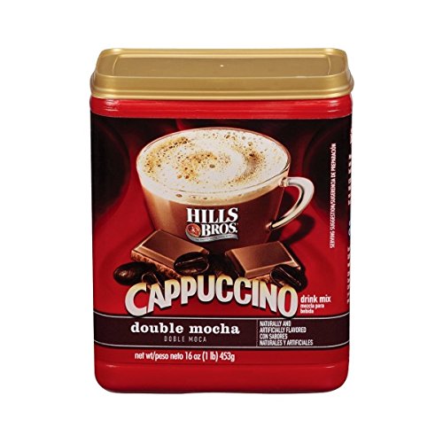 Hills Brothers Double Mocha Cappuccino Drink Mix 2 Pack 16 Oz